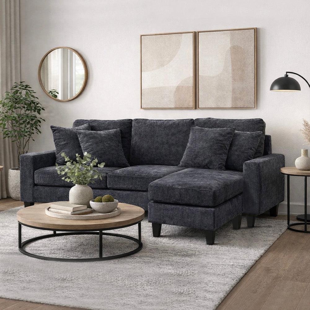 リーズ ラフィーニャ#10 21-22 ホーム Sサイズ Seccional Bergen Intercambiable. Tela Gris – Zoy Home