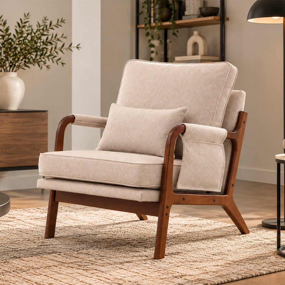Poltrona Tela Beige. Helsinki