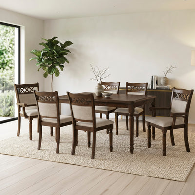 Juego de Comedor Mallorca, 6 Sillas. Madera