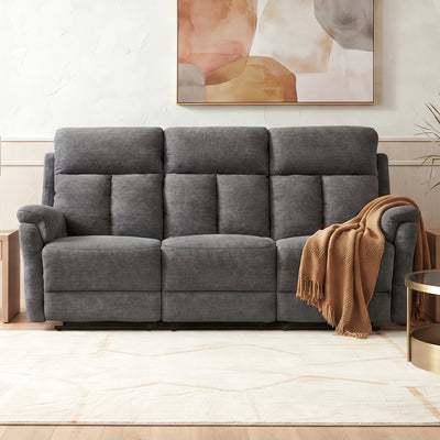 Reclinable 3c Beijing Tela Gris