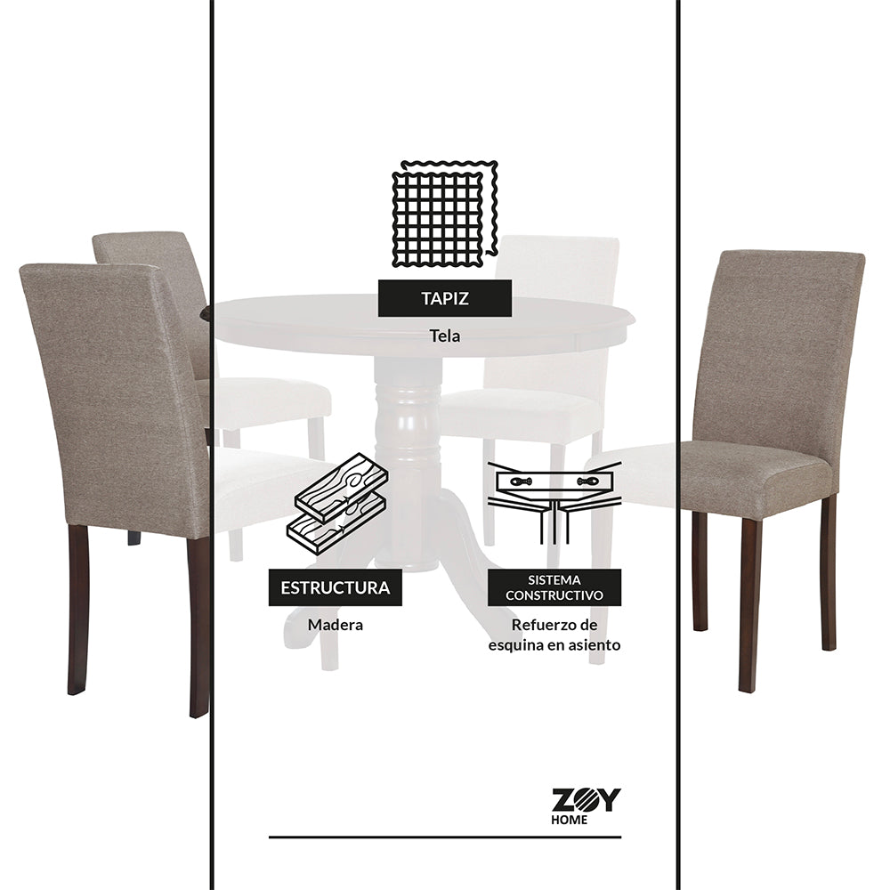 Juego de Comedor Phuket 1+4