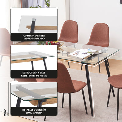 Juego de Comedor Creta 1+6