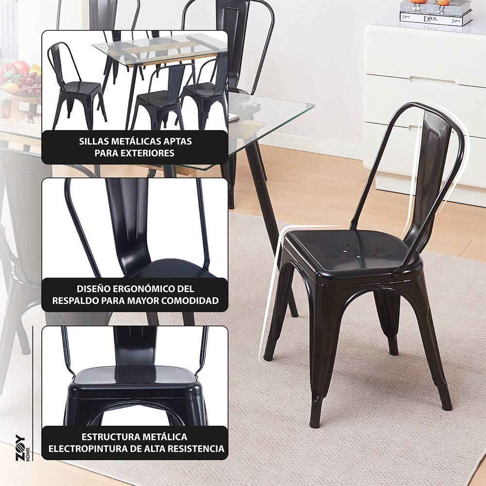 Juego de Comedor Mykonos 1+6