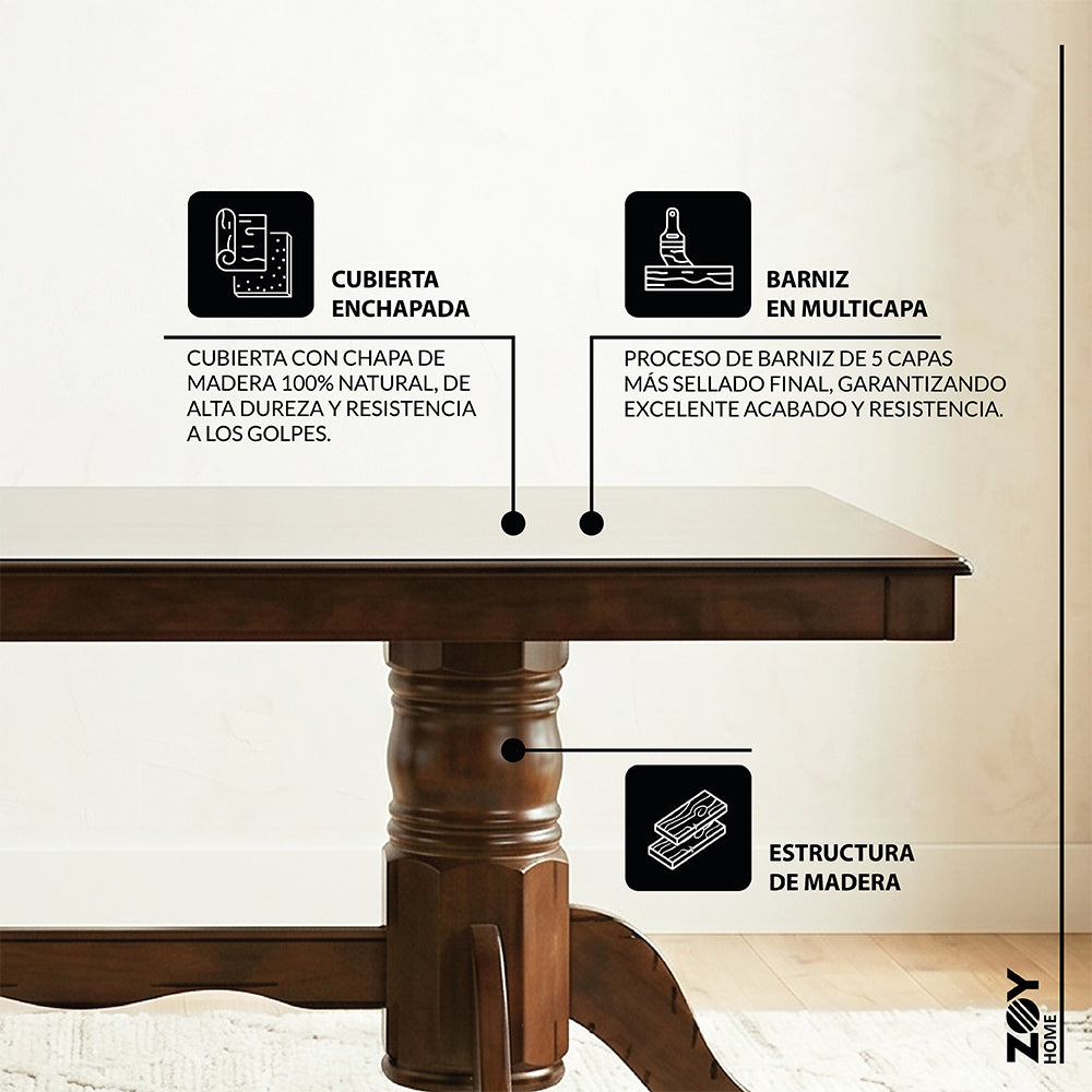 Juego de Comedor Holbox 1+8