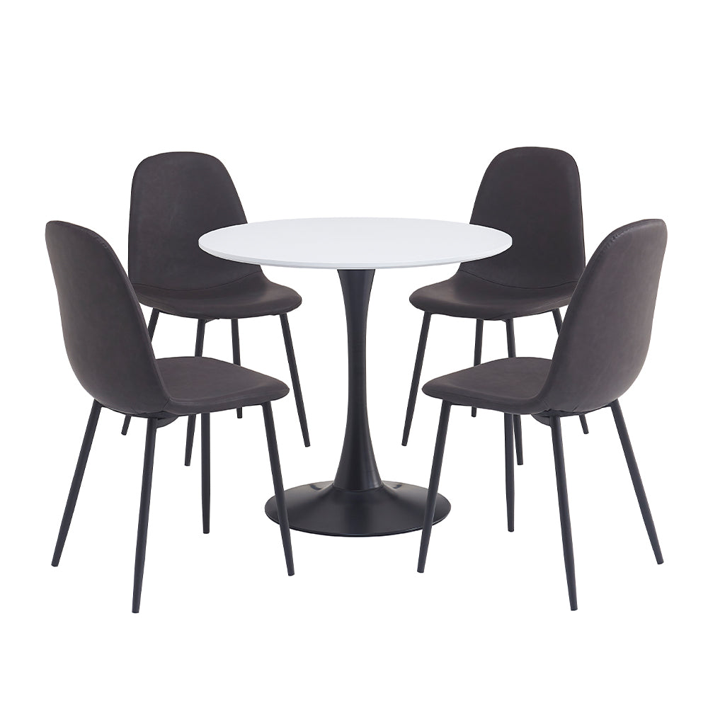 Juego de Comedor Saona Gris 1+4