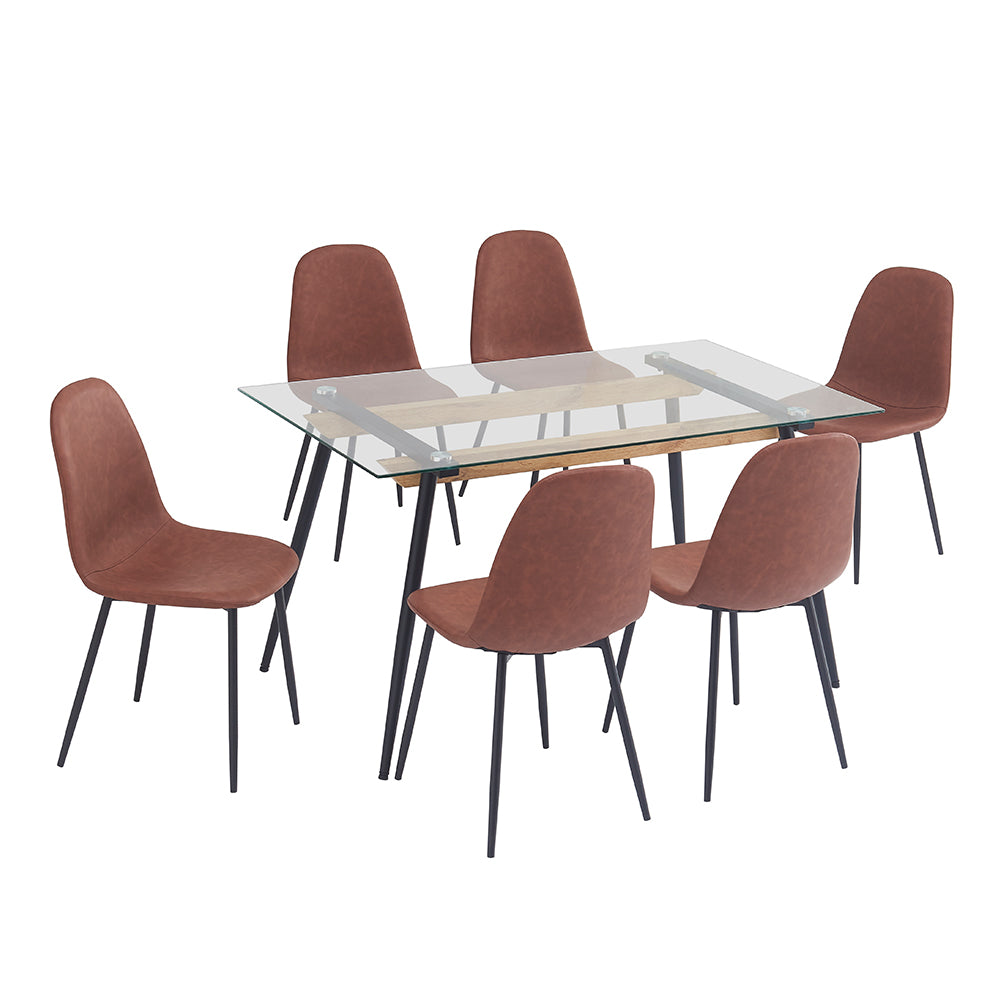 Juego de Comedor Creta 1+6