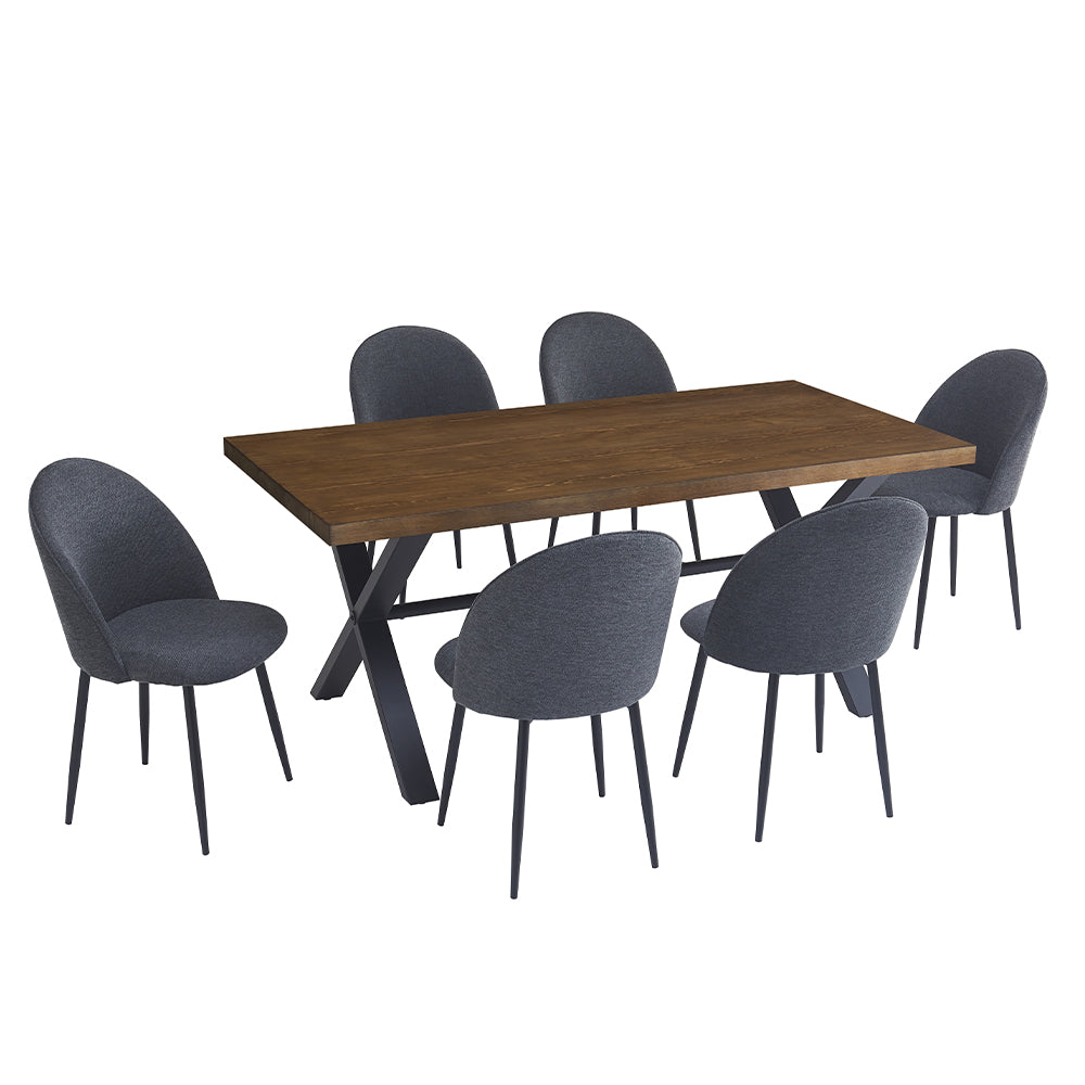 Juego de Comedor Lombok 1+6