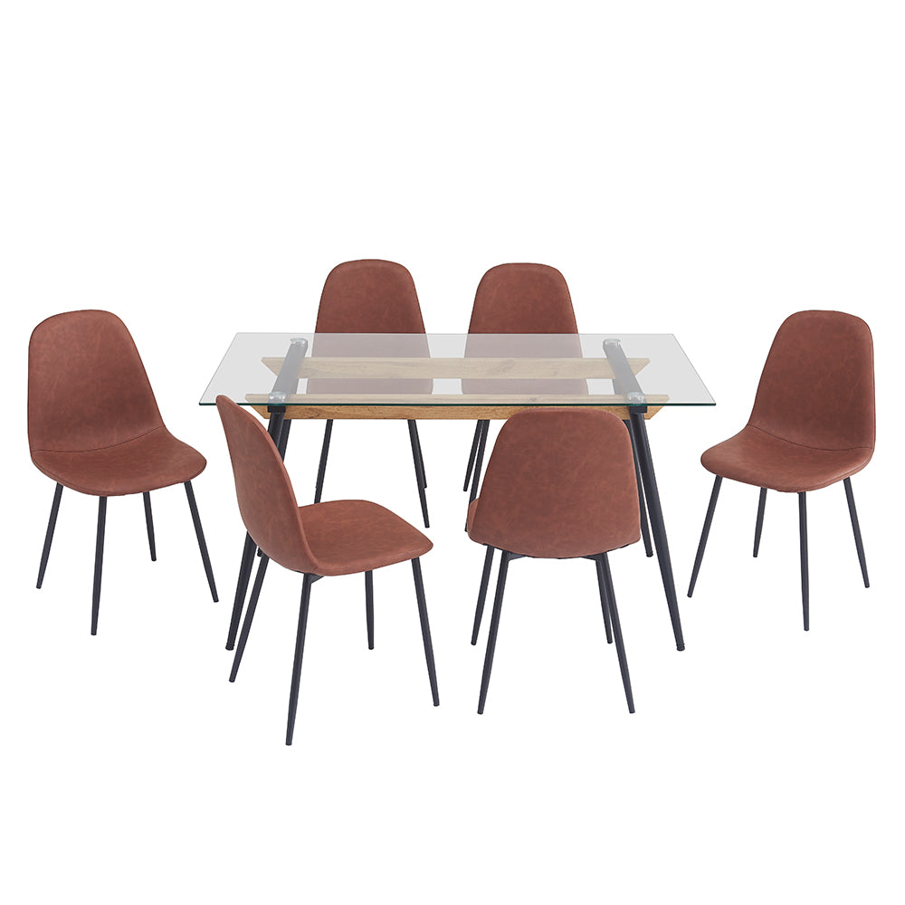 Juego de Comedor Creta 1+6