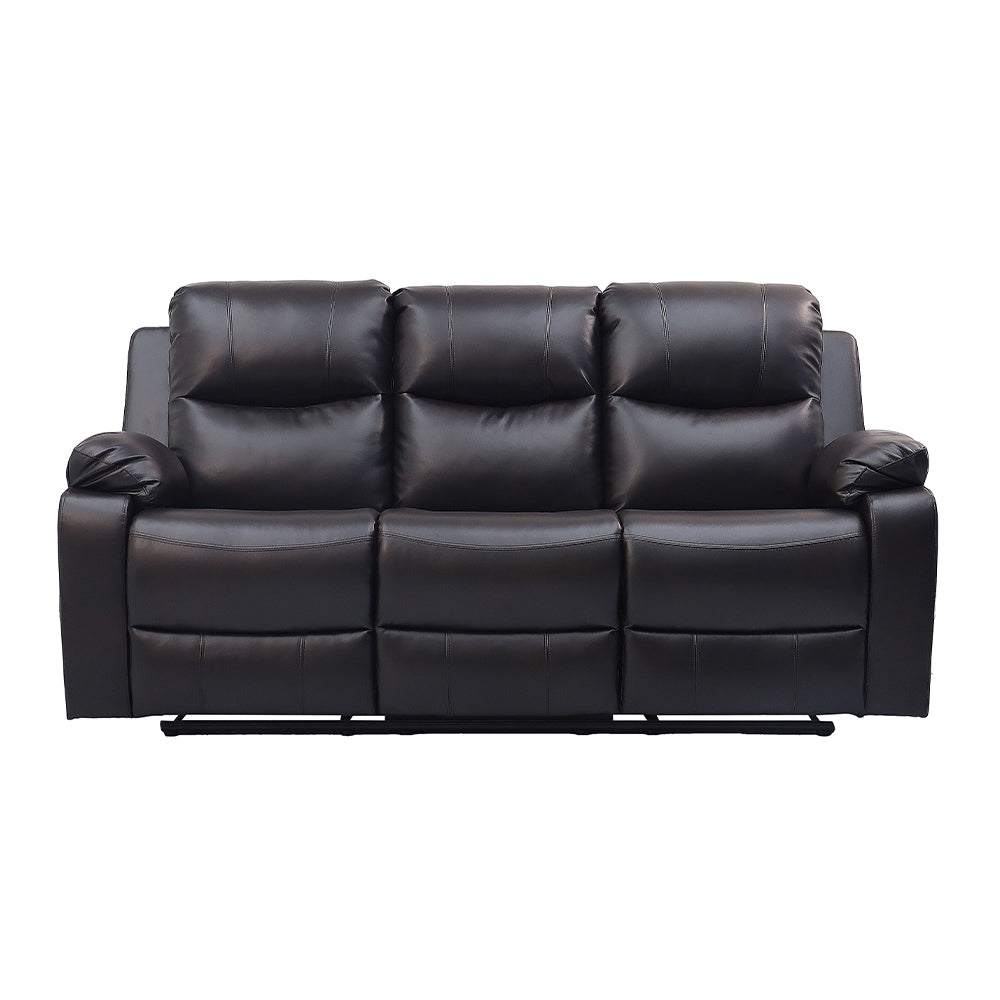 Reclinable 3 cuerpos Tabuk PU Café con Posavasos