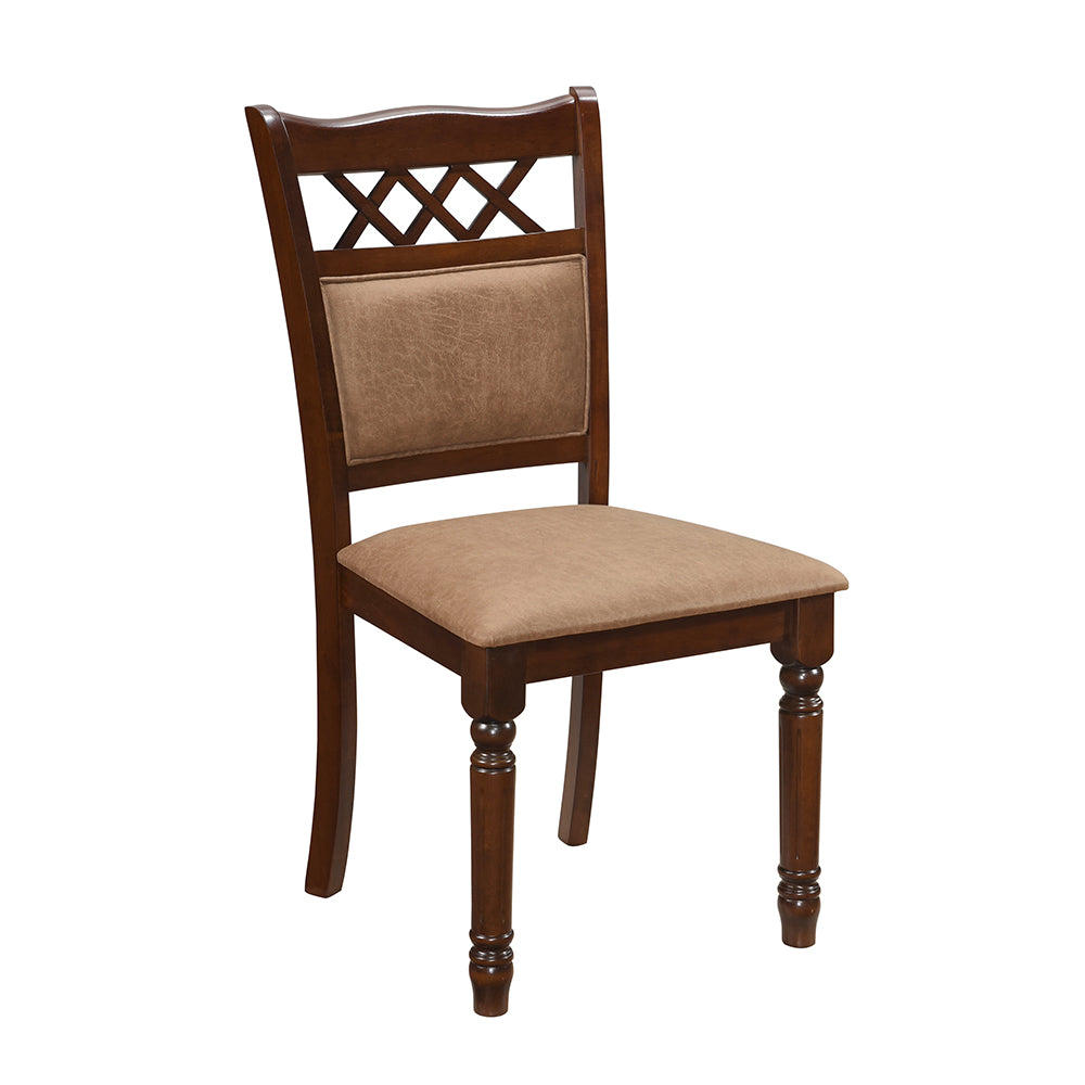 Juego de Comedor Mallorca, 4 Sillas 2 Sitiales. Madera