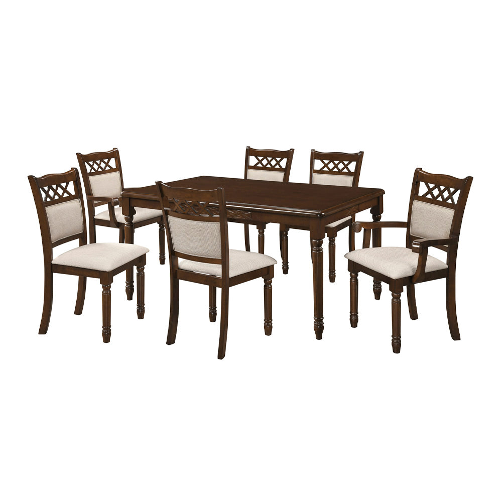 Juego de Comedor Mallorca, 6 Sillas. Madera