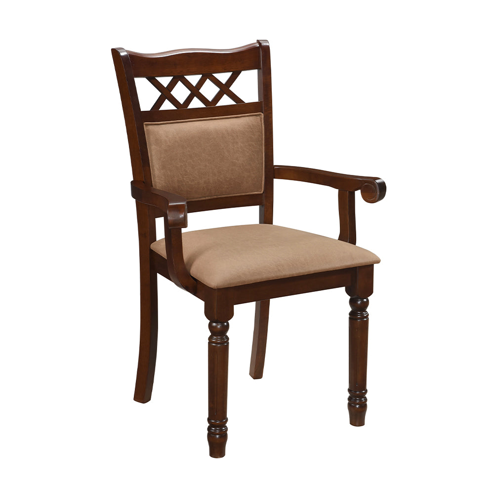 Juego de Comedor Mallorca, 4 Sillas 2 Sitiales. Madera