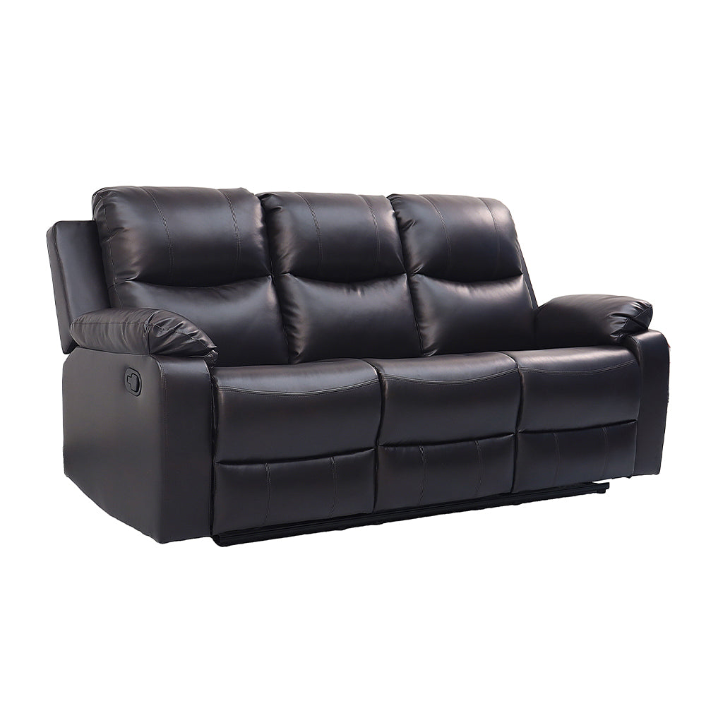 Reclinable 3 cuerpos Tabuk PU Café con Posavasos