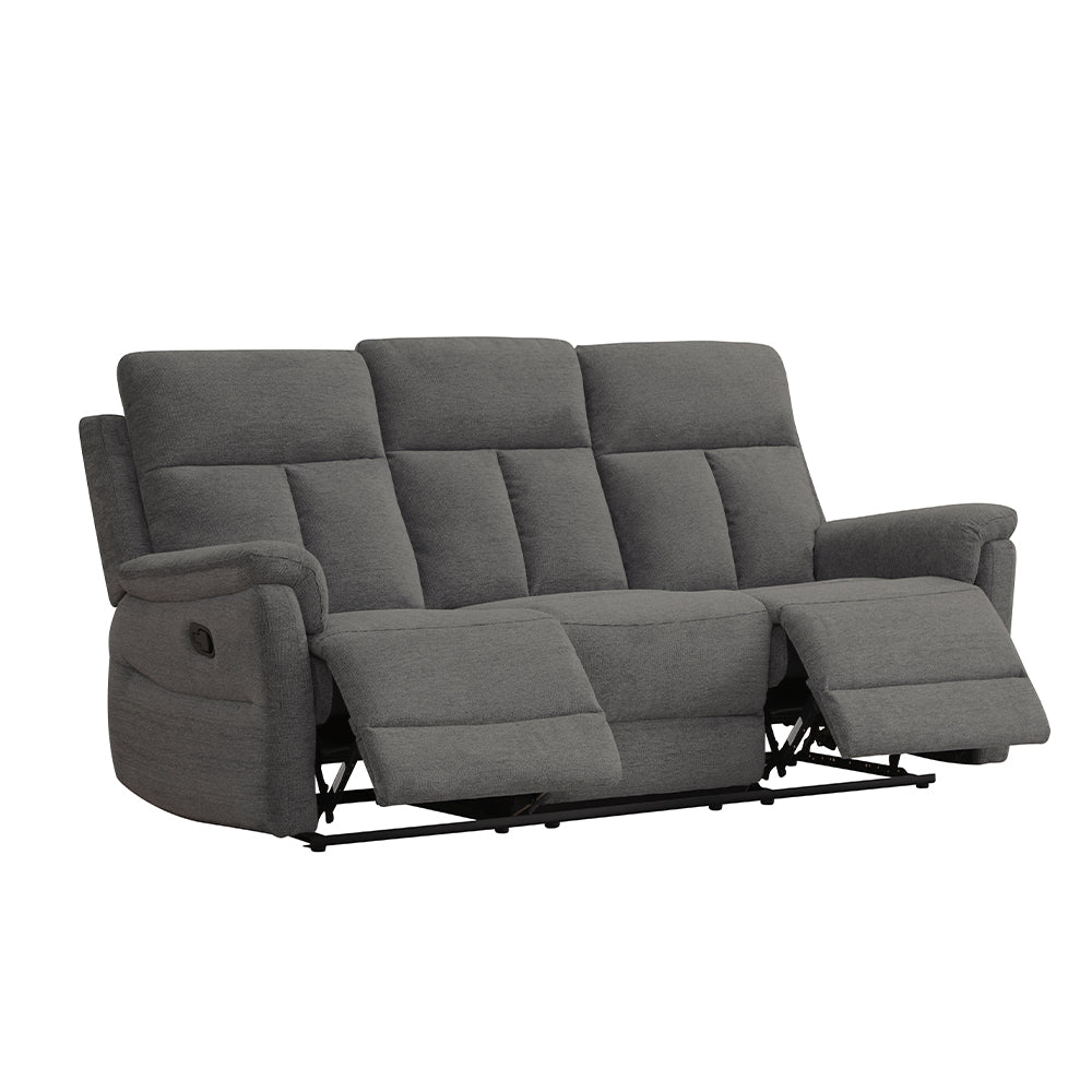 Reclinable 3c Beijing Tela Gris