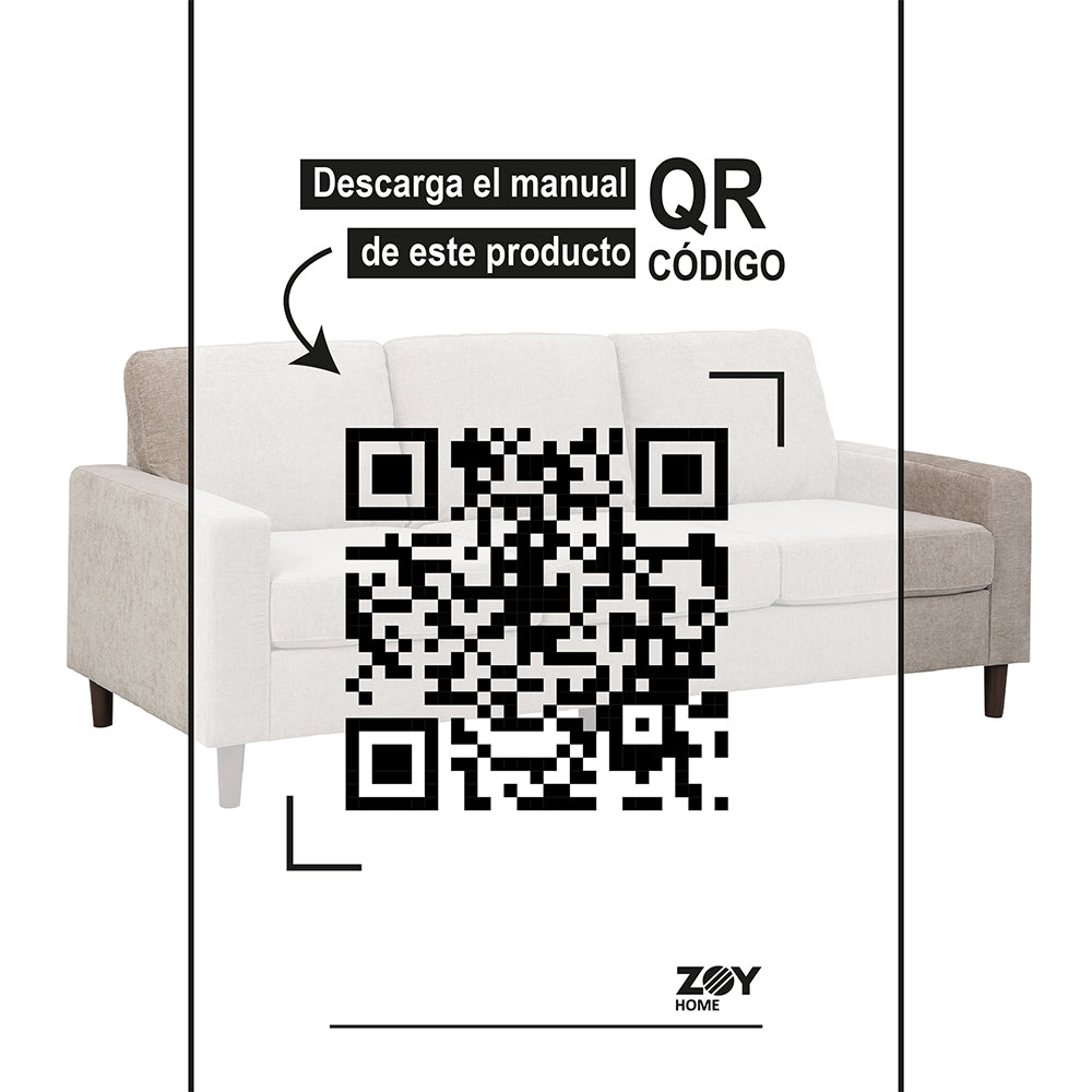 Sofá Bucarest Tela Beige