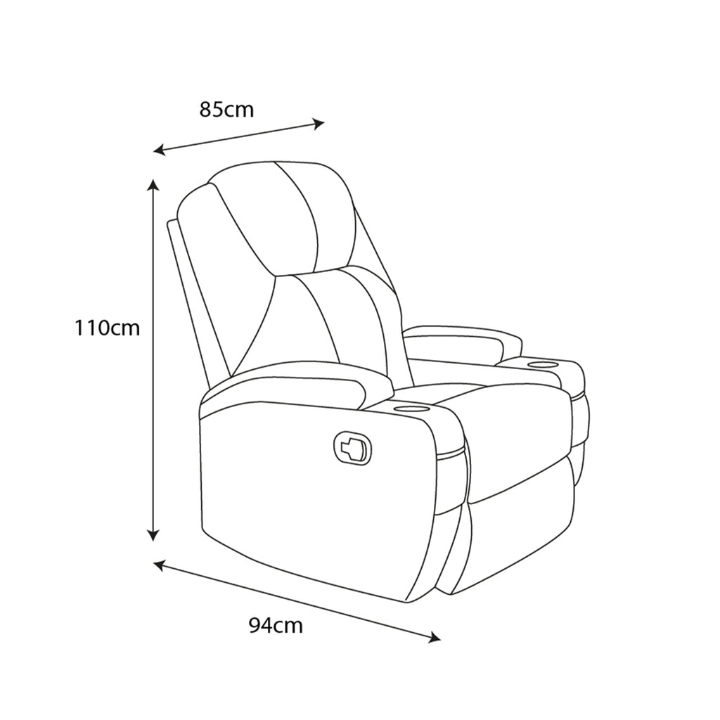 Bergere Lhasa Multifunción Mecedora y Giratorio con Masaje y Calor. PU Café