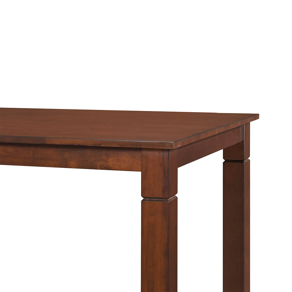 Juego de Comedor Capri PU, 4 Sillas 2 Sitiales. Madera