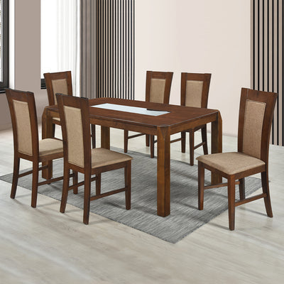 Juego de Comedor Bali 6 Sillas. Madera