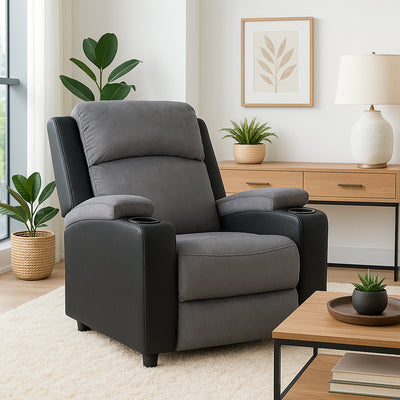 Bergere Dakar Mix Tela y PU Negro