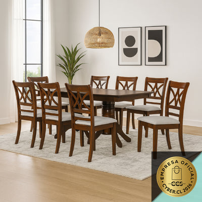 Juego de Comedor Holbox 1+8