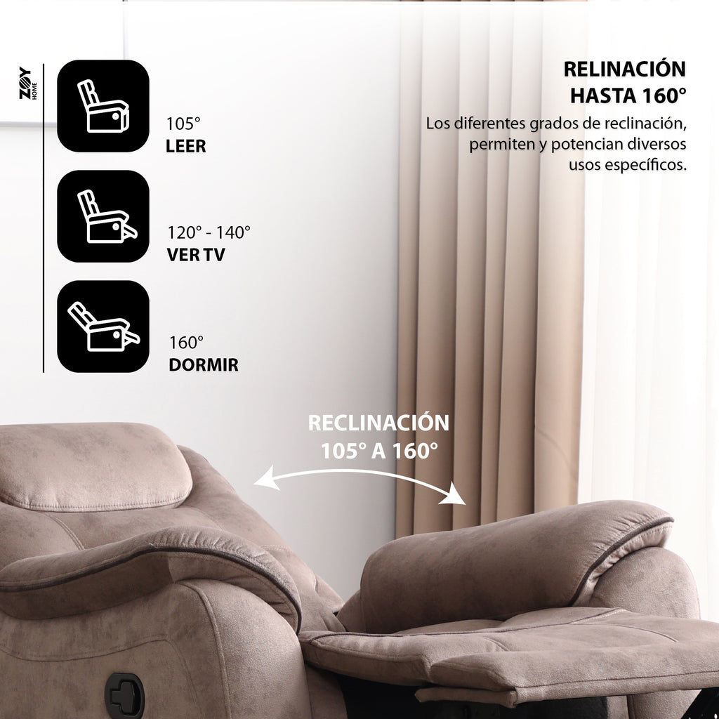 Bergere Kobar, Masaje y Calor. Tela Café