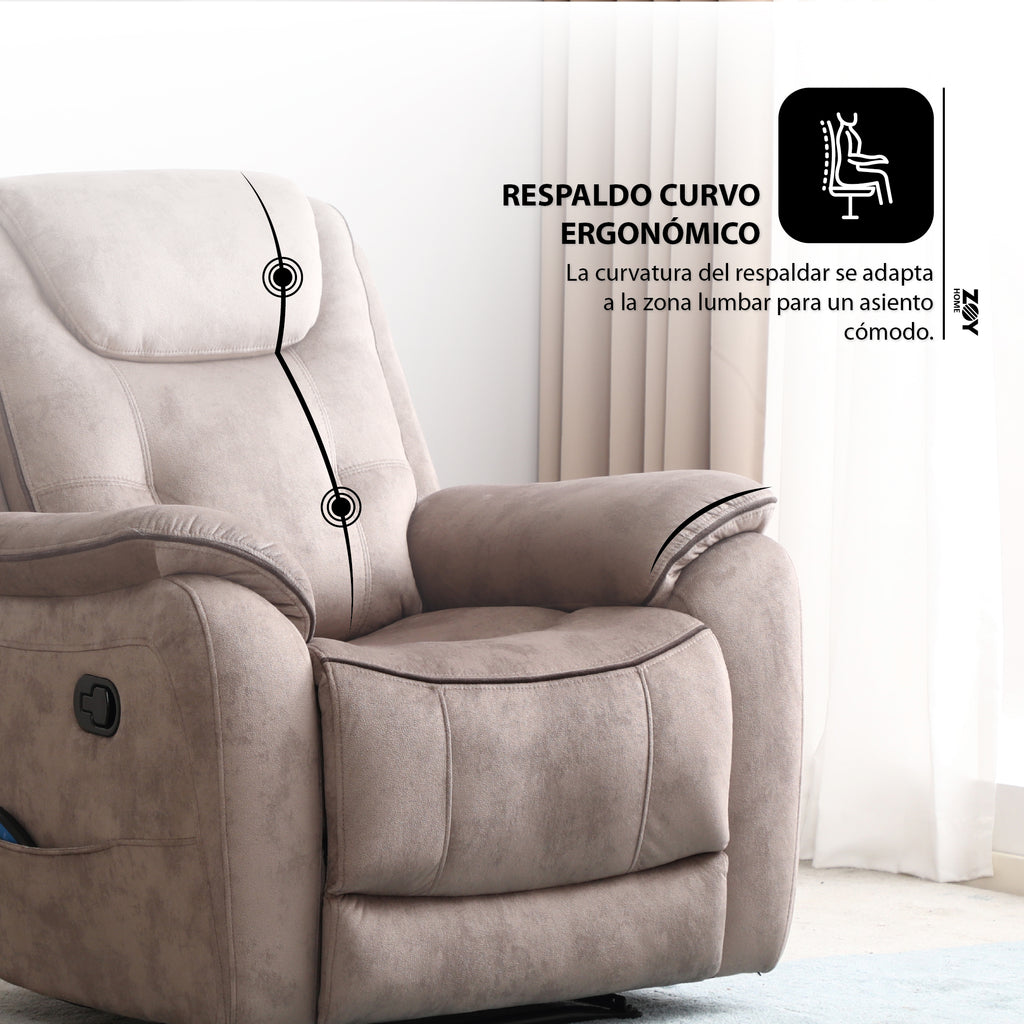 Bergere Kobar, Masaje y Calor. Tela Café